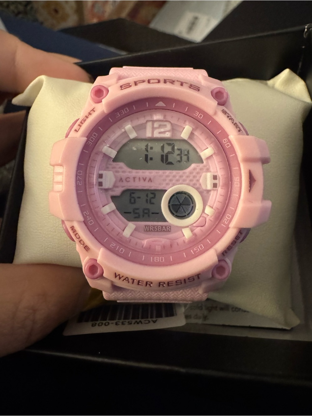 BRAND NEW Activa x Invicta ACW533-008 Pink Digital Sport Watch 46mm